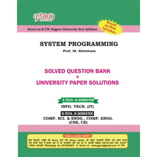 System Programming (B.Tech 3 Sem. IT RTMNU CBCS New Syallbus)