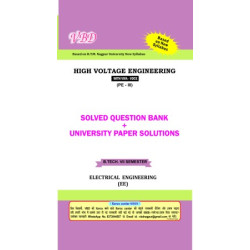 High Voltage Engineering (PE-III) (Elective-VI) (B.Tech 7 Sem. Electrical RTMNU CBCS New Syllabus)