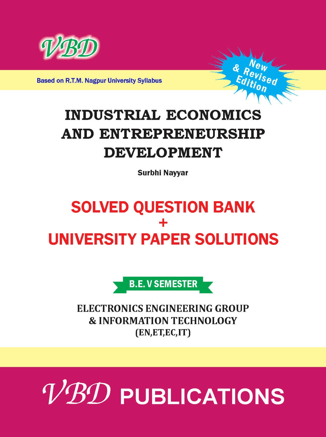 Industrial Economics and Entre. Development (EN,ET,EC,IT)