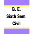 Civil B.Tech. 6th Sem