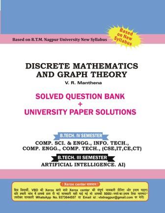 Discrete Math. & Graph Theory B.Tech. IV Sem. Computer Science Engineering RTMNU CBCS